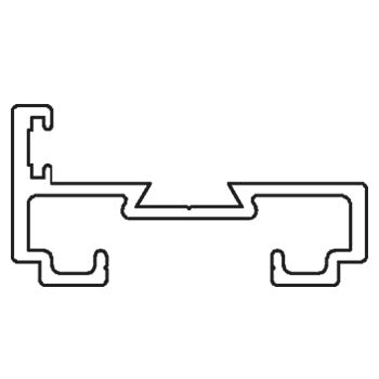 35mm Door Frame Kit Clear Anodised 2.8m