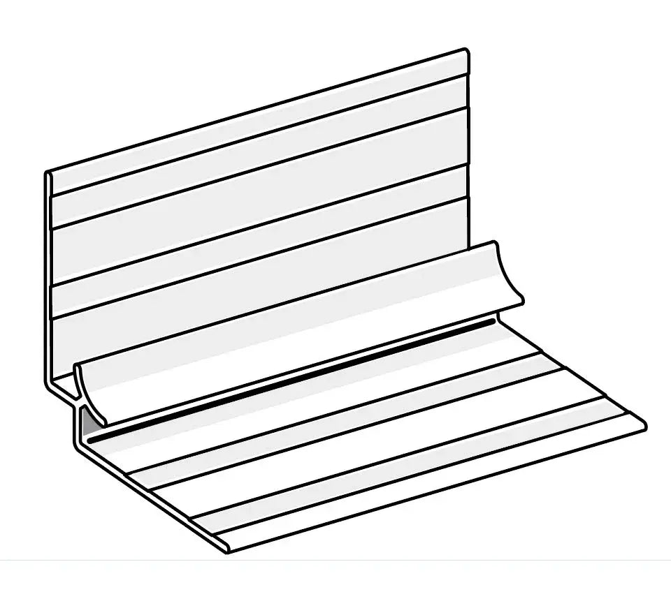 James Hardieā¢ 9mm Aluminium Internal Concave Corner 3000mm 5/Pack