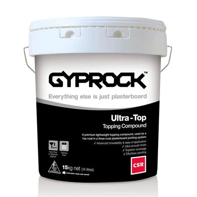 CSR Gyprock Ultra-top Topping Compound 15kg Bucket