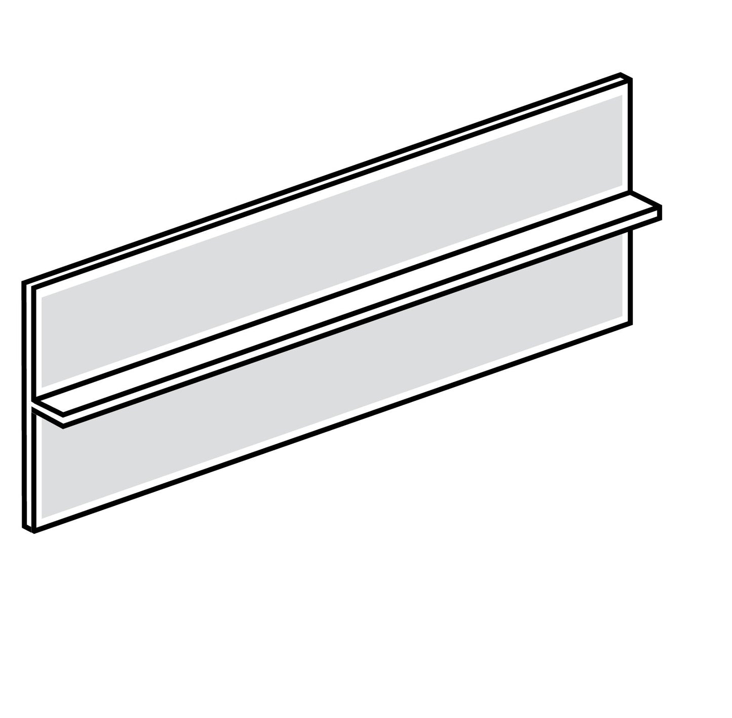 James Hardie 9mm Horizontal T Flashing 3000mm