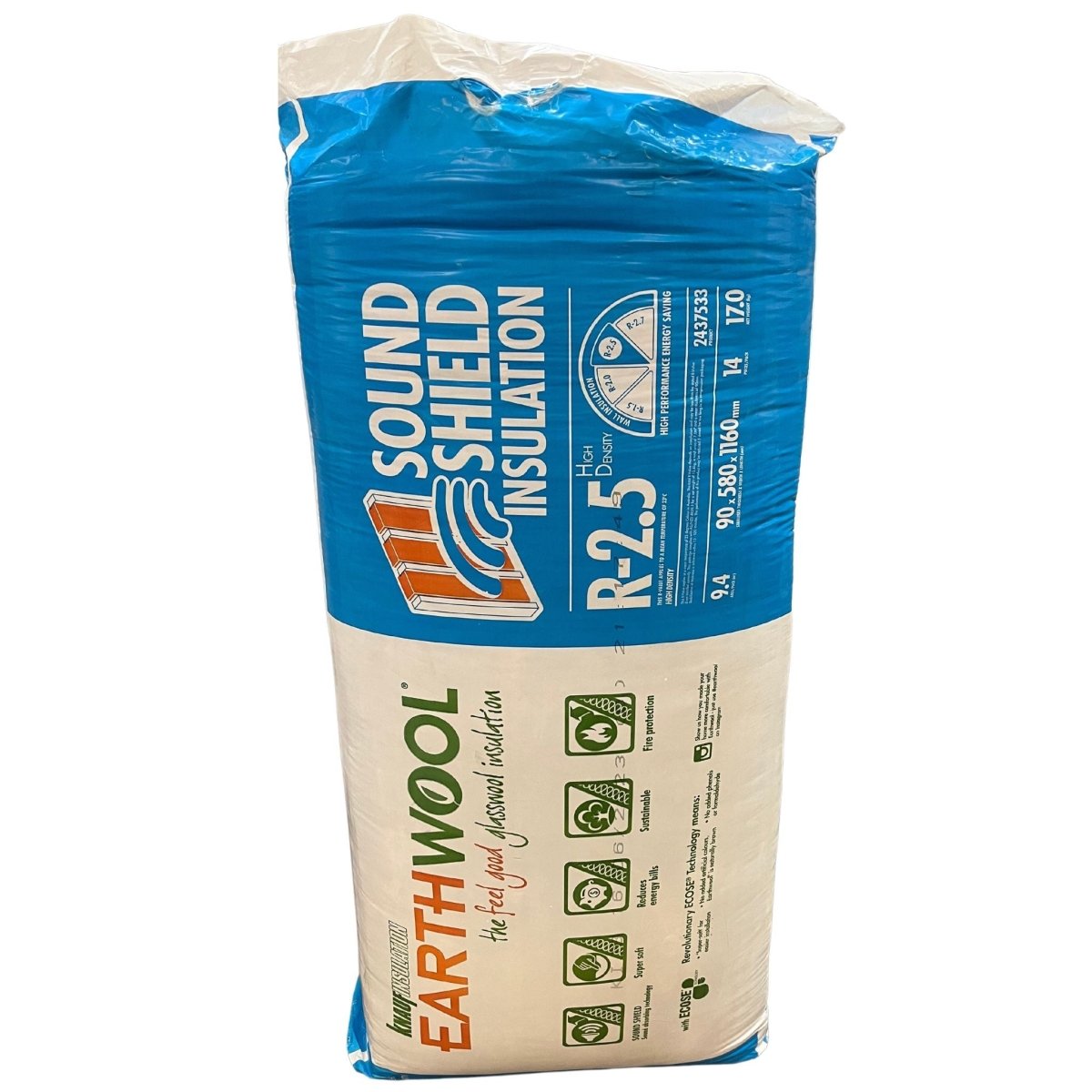 Knauf Earthwool R2 5 HD SoundShield 580x1160x14 Batts 2437533 Wall knauf-earthwool-r2-5-hd-soundshield-580x1160x14-batts-2437533-wall
