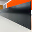 Aluminium Skirting - Flat Bar Satin Black 1.6mm x 25mm x 2.8m