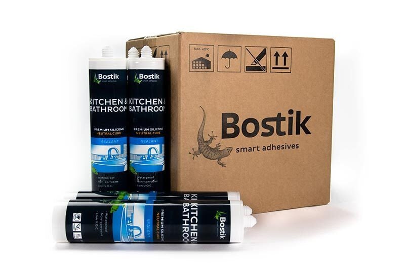 Bostik Kitchen and Bathroom White 300ml Cartridge Box 20