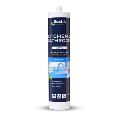 Bostik Kitchen and Bathroom White 300ml Cartridge Box 20