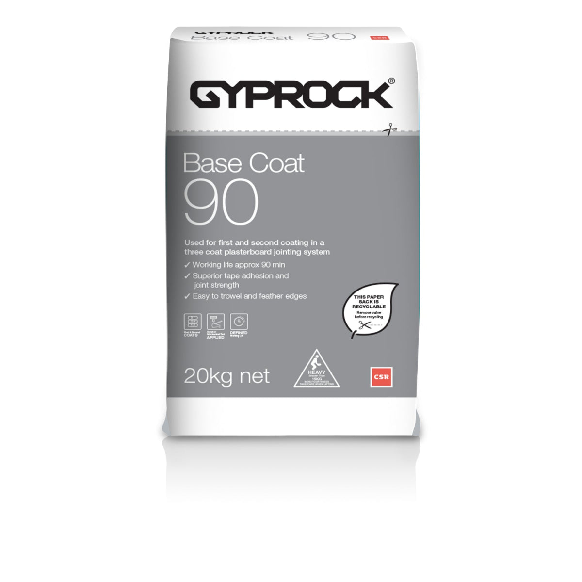 CSR Gyprock 90 minute Base Coat 20kg