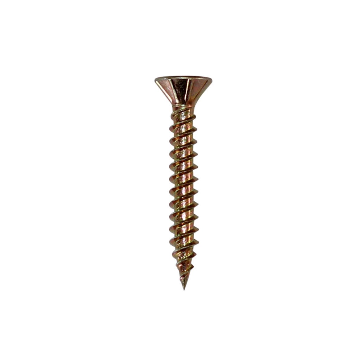 Fibre Cement Screws Fine Thread Yellow Zinc 20mm-30mm