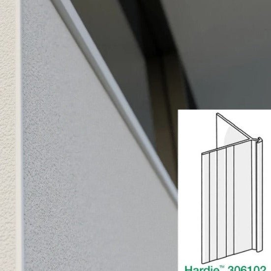 James Hardie™ 9mm Aluminium External Slimline Corner 3000mm