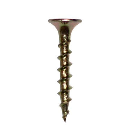 Laminating Screws Coarse Thread Yellow Zinc 38mm-50mm