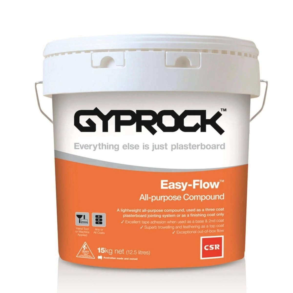 CSR Gyprock Easy-flow All Purpose 15kg Bucket – Wall Ceiling