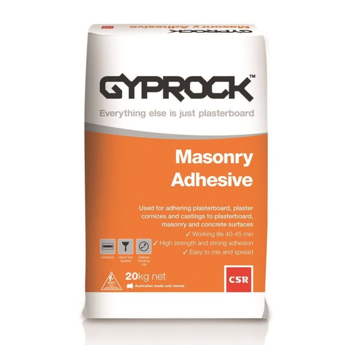 CSR Gyprock Masonry Adhesive 20kg