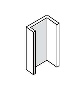Drywall Window Adapter Linea Aluminium Univeral Window Adapter 3700mm – Wall Ceiling